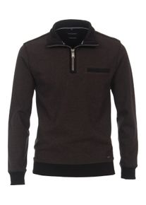 Casamoda Herren Sweatshirt "Casamoda Sweattroyer uni", braun, Gr. L, 100% Baumwolle, Sweatshirts