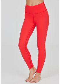 ENDURANCE ATHLECIA ATHLECIA Damen Trainingstights "FRANZ", rot, sportlich, Gr. 44, unifarben, 72% Nylon, 28% Elasthan, Hosen, mit leichter Kompression