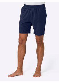 Herren Schlafhose, Gr. 56, blau, 100% Baumwolle, unifarben, Hosen