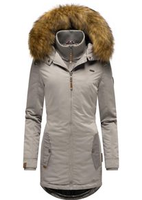 Marikoo Damen Wintermantel "Sanakoo", grau, modisch, Gr. XS, Oberstoff: 100% Polyester, Futter: 100% Polyester, Wattierung: 100% Polyester,