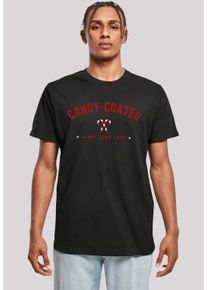 F4NT4STIC Herren T-Shirt "Weihnachten Candy Coated Christmas", schwarz, casual, Gr. XXL, Obermaterial: 100% Baumwolle, Shirts, Weihnachten, Geschenk,