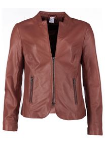 JCC Damen Lederjacke "Lida", rot, Gr. 48, Oberstoff: 100% Lammnappa-Leder / Futter. 100% Polyester, Jacken