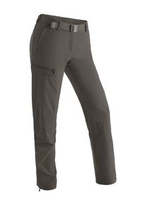 Maier Sports Damen Funktionshose "Inara slim", braun, Gr. 88, 90% Polyamid, 10% Elasthan, Hosen, Herren Wanderhose, atmungsaktive Outdoor-Hose, 4