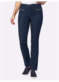 COSMA Damen Bequeme Jeans, blau, Gr. 36, unifarben, 83% Baumwolle, 15% Polyester, 2% Elasthan, Jeans