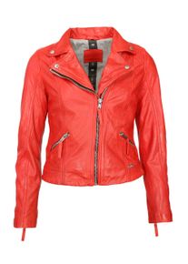 Mustang Damen Lederjacke "31020143", rot, Gr. M, Obermaterial: 100% Lammleder / Futter: 90% Baumwolle, 10% Polyester / Ärmelfutter: 100% Polyester,