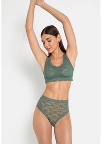 LSCN BY LASCANA Brasilslip grün Gr. 32/34 für Damen. Bequem