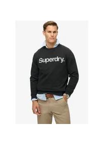 Sweatshirt Superdry "CORE LOGO CITY LOOSE CREW" Gr. XL, schwarz Herren Sweatshirts