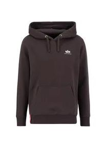 Hoodie Alpha Industries "Alpha Industries Men - Hoodies Basic Small Logo" Gr. XL, braun (hunter braun) Herren Sweatshirts