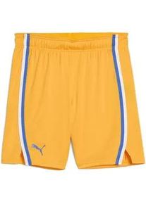 Shorts Puma "Maccabi Game Basketballshorts Herren" Gr. L, Normalgrößen, gelb (gold fusion gelb) Herren Hosen