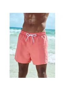 Badeshorts Venice Beach Gr. XL (54/56), N-Gr, orange (pfirsich) Herren Badehosen mit Marken-Logo