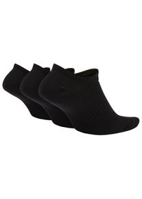 Nike Everyday Lightweight Training No-Show Socks Multifunktionssocken Herren (Gr S - EU: 34-38 |schwarz)