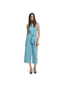 Overall Betty Barclay "Betty Barclay Jumpsuit mit Eingrifftaschen" Gr. 38, Normalgrößen, blau (diamond blau) Damen Overalls Form