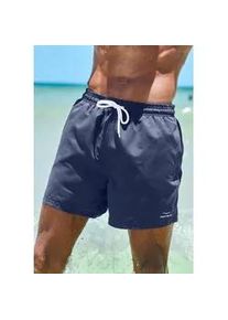 Badeshorts Venice Beach Gr. XL (54/56), N-Gr, blau (marine) Herren Badehosen mit Marken-Logo