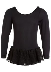 ZIGZAG Herren Sportanzug "Lulu", schwarz, feminin, Gr. 116, unifarben, 92% Polyester, 8% Elasthan, Sportanzüge, mit tollen Glitzer-Details