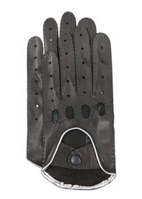Gretchen Damen Lederhandschuhe "Womens Driving Gloves", silber, modisch, Gr. 7, mehrfarbig, 100% Leder, Handschuhe, mit klassischen Knöchellöchern