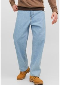 Jack & Jones JACK & JONES Herren Relax-fit-Jeans "JJIALEX JJORIGINAL NOOS", blau, modisch, Gr. 28, clean, Abriebeffekte, Denim/Jeans, Obermaterial: 100%