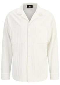 DEF Herren Langarmhemd "DEF DEF Cali Shirt", beige, Gr. L, unifarben, 97% Baumwolle, 3% Elasthan, Hemden