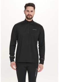 Endurance Herren Funktionsshirt "Croon", schwarz, sportlich, Gr. M, unifarben, 88% Polyester, 12% Elasthan, Shirts, mit elastischem 4-Wege-Stretch