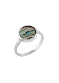 Vivance Damen Fingerring "925 Silber rhodiniert Abalone", 056 (17,8), 1,19 ct, Silber 925 (Sterlingsilber), weiß, Silber 925 (Sterlingsilber),