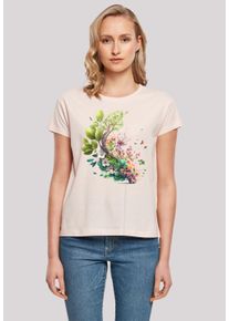 F4NT4STIC Damen T-Shirt "Spring Tree", pink, casual, Gr. XS, Obermaterial: 100% Baumwolle, Shirts, Print
