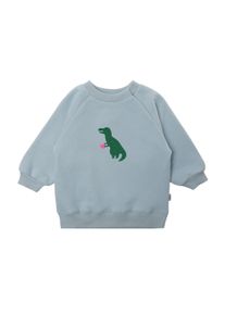Liliput Herren Sweatshirt "Dino", blau, Gr. 62, bedruckt, 80% Baumwolle, 20% Polyester, Sweatshirts, mit niedlichem Dino-Print