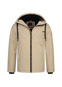 Herren Winterjacke "ASLighty", beige, Gr. XL, Alessandro Salvarini, Obermaterial: 100% Polyester, Jacken, innen komplett mit warmem Teddyfell