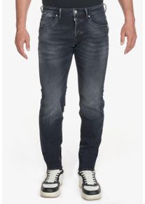 Herren Slim-fit-Jeans "700/11", grau, casual, Gr. 31, Le Temps Des Cerises, 99% Baumwolle, 1% Elasthan, Jeans, im Slim Fit-Schnitt