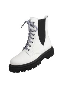 Damen Stiefel "Frizzi", Lei by tessamino, Gr. 38, weiß, Leder, casual, Schuhe, mit weichem Wechselfußbett