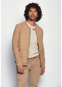 Maze Herren Lederjacke "Brunswick", beige, Gr. XL, Obermaterial: 100% Leder, Lammnappa / Futter: 100% Polyester / Ärmelfutter: 100% Polyester, Jacken