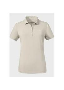 Schöffel Poloshirt SCHÖFFEL "CIRC Polo Shirt Tauron L" Gr. 46, weiß (1140 - weiß) Damen Shirts