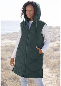 ELBSAND Steppweste blau Gr. L/40 für Damen. Comfort Fit