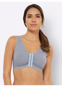 wäschepur sheego Große Größen Bustier, 3x grau-melange, Größe 36/38 - Damen