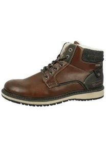 Winterboots Tom Tailor Gr. 42, braun (cognac, kombiniert) Herren Schuhe mit TEX-Membran