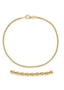 Goldarmband Firetti "Schmuck Geschenk Gold 333 Armkette Zopfkette" Armbänder Gr. 18, Gelbgold 333, goldfarben (gelbgoldfarben) Damen Gliederarmband Made in Germany