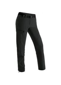 Funktionshose Maier Sports "Inara slim" Gr. 72, Langgrößen, schwarz Damen Hosen Herren Wanderhose, atmungsaktive Outdoor-Hose, 4 Taschen, Slim Fit