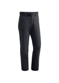 Funktionshose Maier Sports "Oberjoch" Gr. 60, Normalgrößen, schwarz Herren Hosen Outdoorhose gefüttert, Wanderhose mit 4 RV-Taschen, Regular Fit