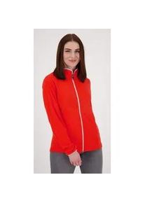 Fleecejacke DEPROC ACTIVE "DECORAH II WOMEN" Gr. 40 (M), rot Damen Jacken weiche Fleecejacke in traditioneller Optik