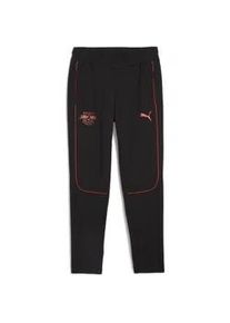 Sporthose Puma "RB Leipzig Casuals Hose Herren" Gr. M, Normalgrößen, schwarz (schwarz active rot) Herren Hosen