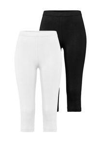 Vivance ACTIVE Caprileggings mehrfarbig Gr. 32/34 für Damen. Eng. Nachhaltig.