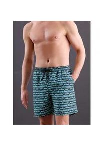 Badeshorts feel good Gr. 6, Normalgrößen, blau (topas-sesam-bedruckt) Herren Badehosen