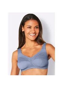 Sport-BH Gr. 95, Cup C, blau (taubenblau) Damen BHs