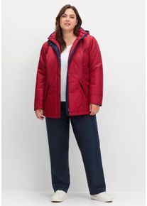 Große Größen Gefütterte Thermohose mit Rundum-Dehnbund Gr. 42 blau von sheego für Damen
