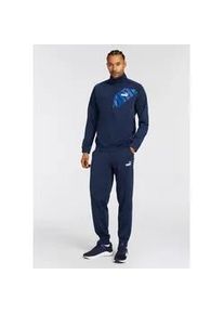 Jogginganzug Puma "POWER POLY TRACKSUIT" Gr. M, blau (club navy) Herren Sportanzüge