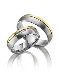 Verlobungsring MARRYA "Titan Ringe Trauringe Eheringe Partnerringe" Fingerringe Gr. 58, Titan, goldfarben (herren ring, gold, silber) Damen