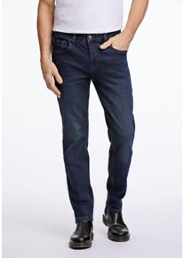 Bison Herren 5-Pocket-Jeans "Bison Jeans", blau, Gr. 38, Oberstoff: 75% Baumwolle, 23% Polyester, 2% Elasthan, Jeans