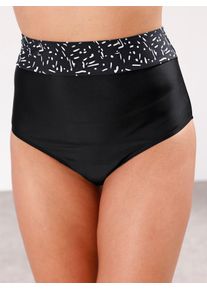 Damen Bikini-Hose, schwarz, Gr. 42, Polyamid, Elasthan, Badehosen