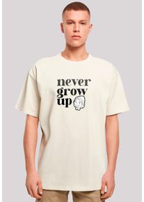 F4NT4STIC Herren T-Shirt "Heroes of Childhood Pinocchio Never Grow Up", beige, casual, Gr. XL, Obermaterial: 100% Baumwolle, Shirts, Retro, Heroes of