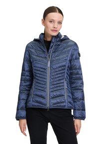 Betty Barclay Damen Outdoorjacke "Betty Barclay Outdoorjacke mit abnehmbarer Kapuze", blau, casual, Gr. 38, Obermaterial: 100% Polyamid. Füllung: