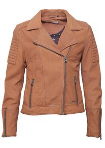 Maze Damen Lederjacke "42021147", braun, Gr. XS, Obermaterial: 100% Lammleder / Innenfutter: 100% Baumwolle / Ärmelfutter: 100% Polyester, Jacken