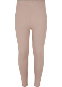 Urban Classics Mädchen Leggings "Urban Classics Damen Girls High Waist Jersey Leggings", rosa, Gr. 158, unifarben, 95% Baumwolle, 5% Elasthan, Hosen